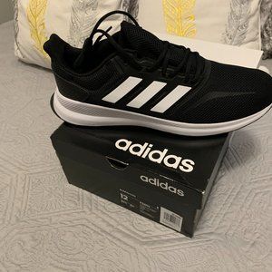 Men Adidas- Runfalcon Black/White